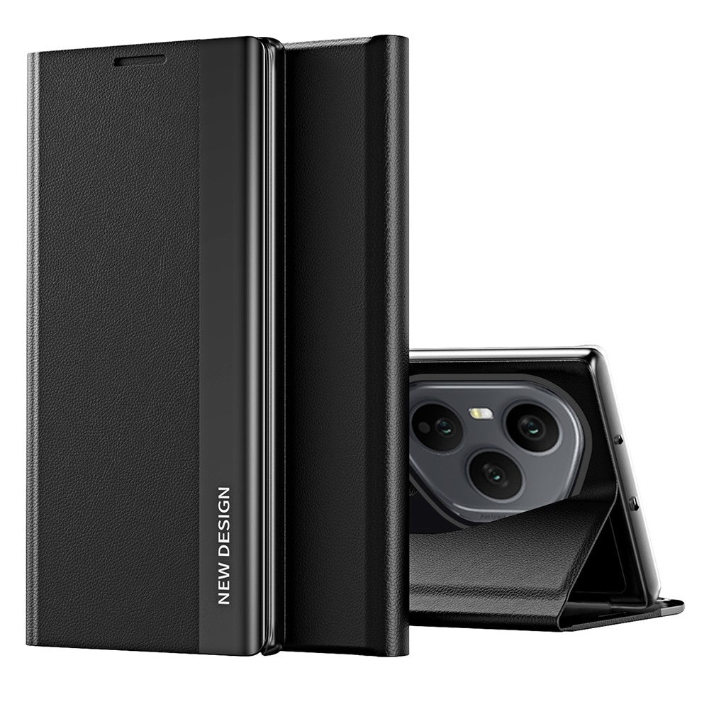 Honor 400 Pro 5G (Global) Cover Anti-drop Læder Telefoncover med Stativ