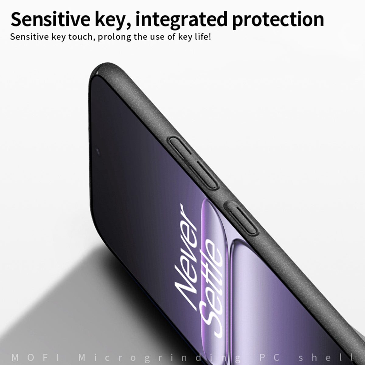 MOFI För OnePlus Nord CE5 5G / Ace 5 Racing 5G PC-skal Shield Matte Series Slim Fit mobilskal