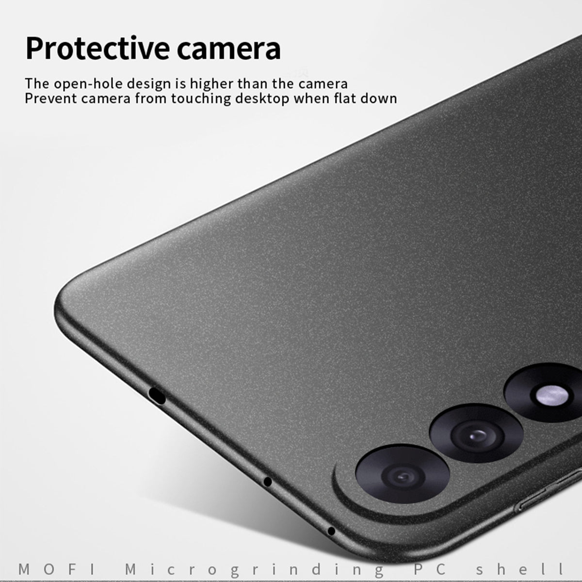 MOFI För OnePlus Nord CE5 5G / Ace 5 Racing 5G PC-skal Shield Matte Series Slim Fit mobilskal