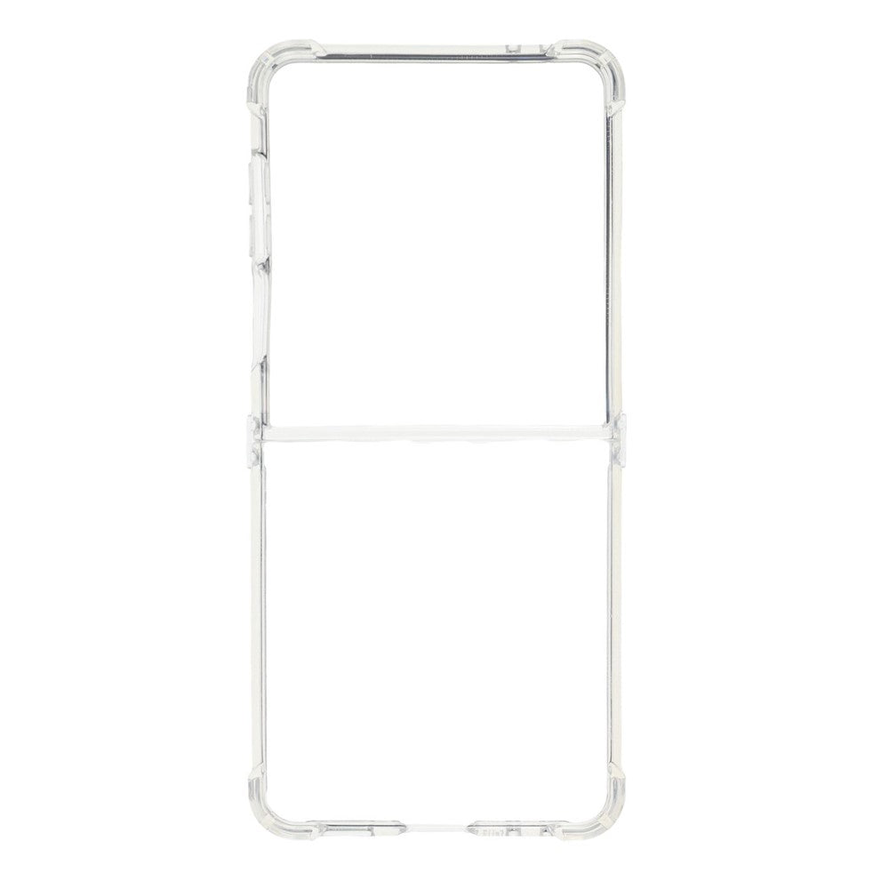 For Samsung Galaxy Z Flip7 5G Case Crystal Clear TPU Phone Cover with Reinforced Corner