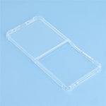 For Samsung Galaxy Z Flip7 5G Case Crystal Clear TPU Phone Cover with Reinforced Corner