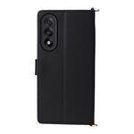 OnePlus Nord 5 5G / Ace 5 Ultra 5G-skal med axel-/handledsrem, läderfodral, stativ, plånbok