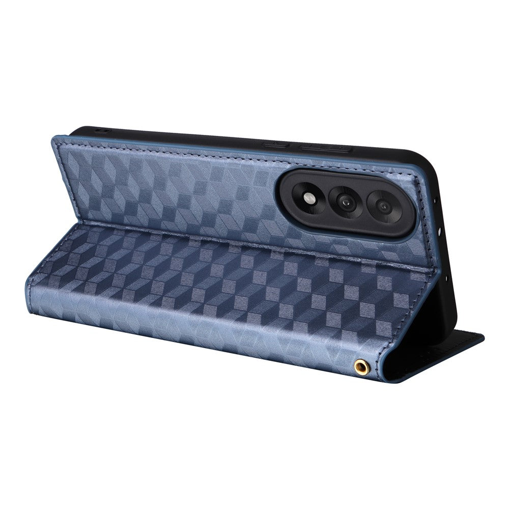 OnePlus Nord 5 5G / Ace 5 Ultra 5G Plånboksfodral med rombpräglat läderfodral