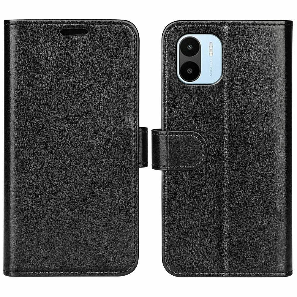PU Leather Phone Cover for Xiaomi Redmi A1 4G / A2 4G, Crazy Horse Texture Flip Stand Wallet Full Protection Case