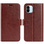 PU Leather Phone Cover for Xiaomi Redmi A1 4G / A2 4G, Crazy Horse Texture Flip Stand Wallet Full Protection Case