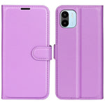 Xiaomi Redmi A1 4G / A2 4G Litchi Texture PU Läder mobilskal Fullt Skyddande Vikbart Stativ Plånboksfodral Flipfodral