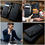 CASEME C49 Til Samsung Galaxy A56 5G Magnetisk Etui RFID Blokerende Aftagelig Pung Læder Telefoncover