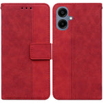 For Samsung Galaxy A08 5G / A08 4G / A07 5G / A07 4G / A06 5G / A06 4G Case Geometry Pattern Leather Wallet Phone Cover with Wrist Strap
