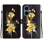 Til Samsung Galaxy A08 5G / A08 4G / A07 5G / A07 4G / A06 5G / A06 4G Pung Telefoncover Anti-Drop Mønsterprint Læder Flipcover med Rem