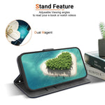 Til Samsung Galaxy A08 5G / A08 4G / A07 5G / A07 4G / A06 5G / A06 4G Etui med Mønsterprint, Flip Pung i Læder, Telefoncover med Snor