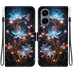 Til Samsung Galaxy A08 5G / A08 4G / A07 5G / A07 4G / A06 5G / A06 4G Etui med Mønsterprint, Flip Pung i Læder, Telefoncover med Snor