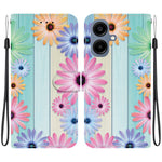 Til Samsung Galaxy A08 5G / A08 4G / A07 5G / A07 4G / A06 5G / A06 4G Etui med Mønsterprint, Flip Pung i Læder, Telefoncover med Snor