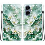 Til Samsung Galaxy A08 5G / A08 4G / A07 5G / A07 4G / A06 5G / A06 4G Etui med Mønsterprint, Flip Pung i Læder, Telefoncover med Snor