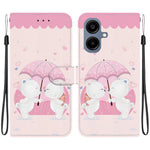 Til Samsung Galaxy A08 5G / A08 4G / A07 5G / A07 4G / A06 5G / A06 4G Etui med Mønsterprint, Flip Pung i Læder, Telefoncover med Snor