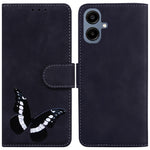 Til Samsung Galaxy A08 5G / A08 4G / A07 5G / A07 4G / A06 5G / A06 4G Stand Etui PU Læder Telefoncover Sommerfugleprint