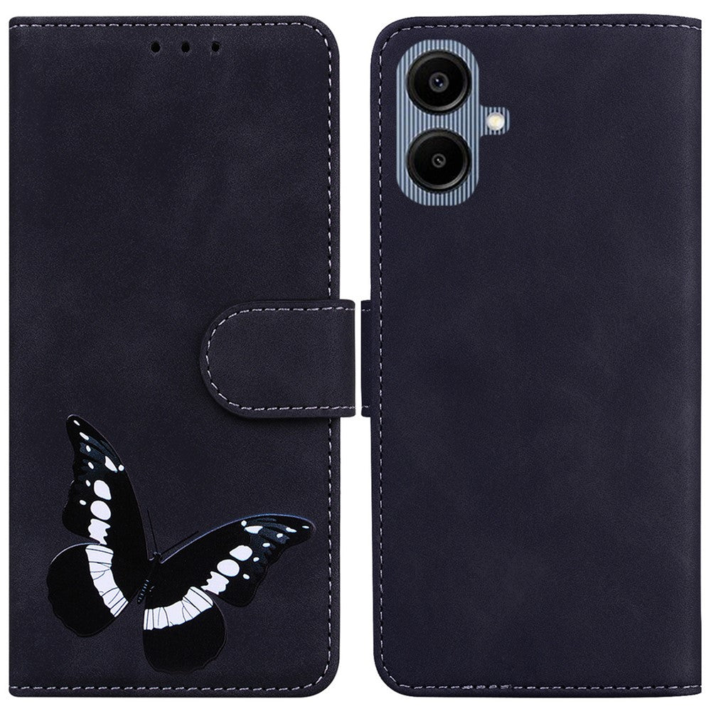 Til Samsung Galaxy A08 5G / A08 4G / A07 5G / A07 4G / A06 5G / A06 4G Stand Etui PU Læder Telefoncover Sommerfugleprint