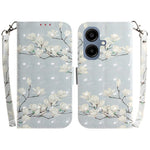Til Samsung Galaxy A08 5G / A08 4G / A07 5G / A07 4G / A06 5G / A06 4G Etui Mønstertryk Læderpung Telefoncover med Håndrem