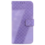For Samsung Galaxy A08 5G / A08 4G / A07 5G / A07 4G / A06 5G / A06 4G Stand Case 7-Shaped Pattern Imprint Leather Phone Cover with Strap