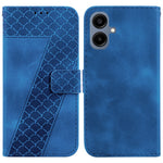 For Samsung Galaxy A08 5G / A08 4G / A07 5G / A07 4G / A06 5G / A06 4G Stand Case 7-Shaped Pattern Imprint Leather Phone Cover with Strap