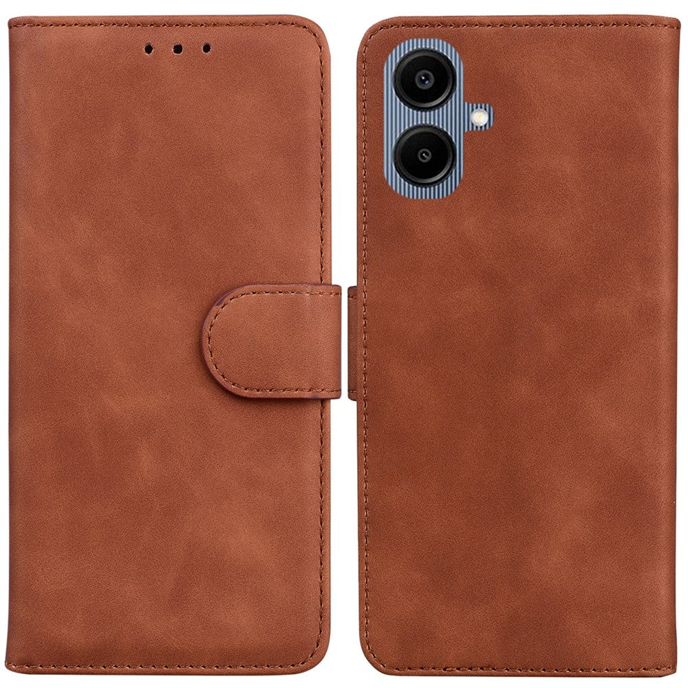 Til Samsung Galaxy A08 5G / A08 4G / A07 5G / A07 4G / A06 5G / A06 4G Etui Ensfarvet Læderpung Telefoncover