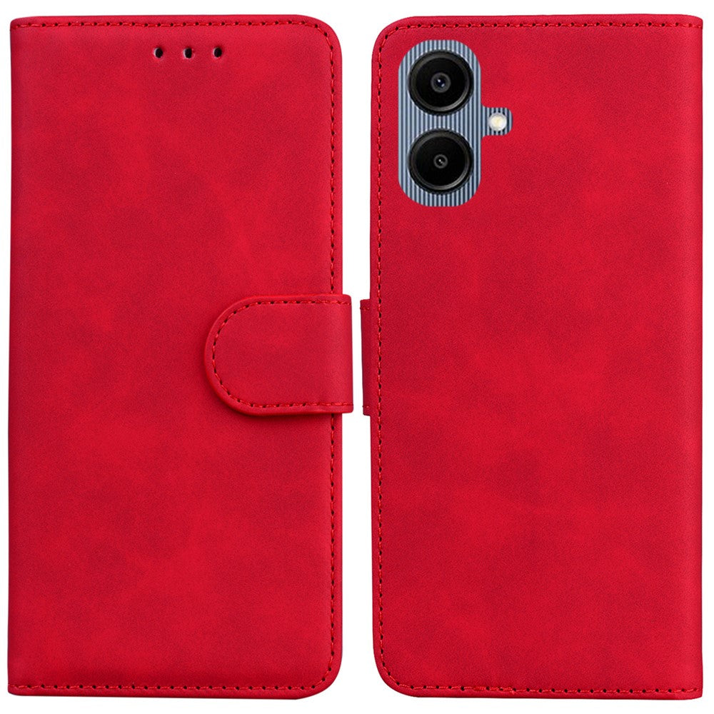 Til Samsung Galaxy A08 5G / A08 4G / A07 5G / A07 4G / A06 5G / A06 4G Etui Ensfarvet Læderpung Telefoncover