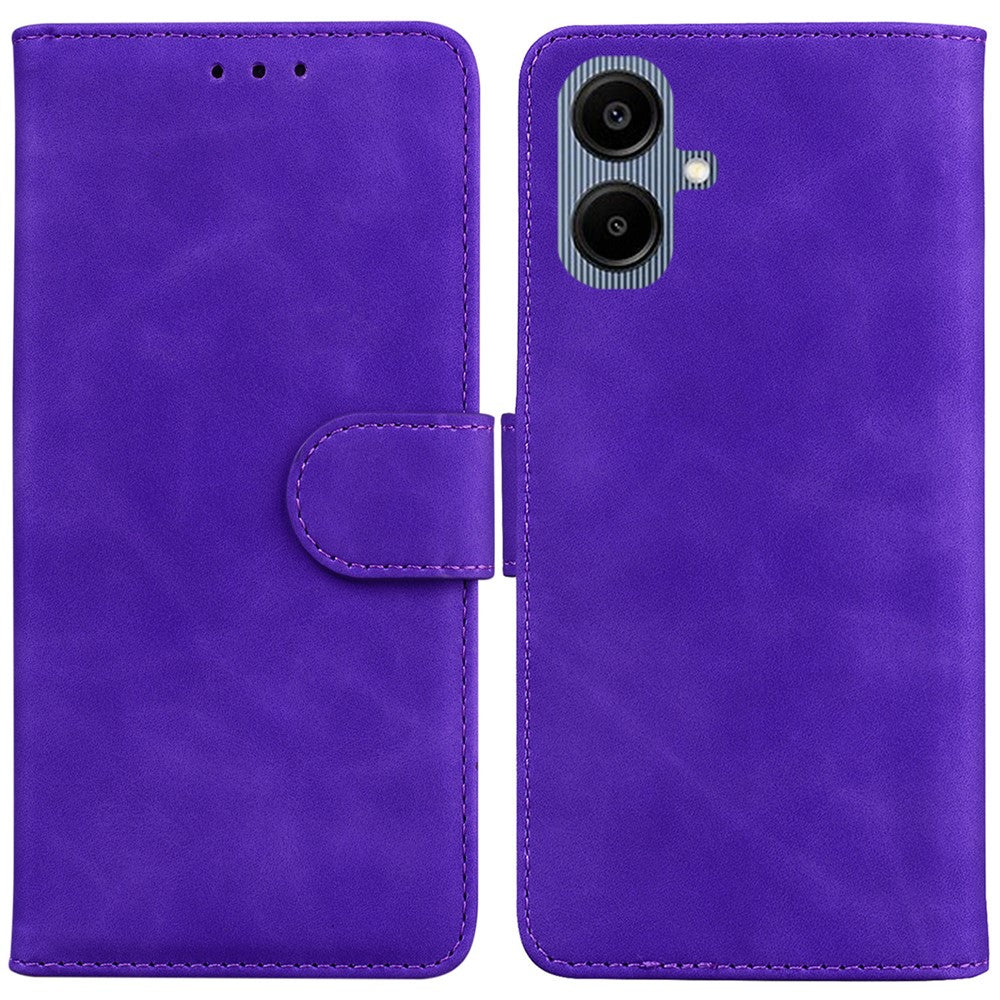Til Samsung Galaxy A08 5G / A08 4G / A07 5G / A07 4G / A06 5G / A06 4G Etui Ensfarvet Læderpung Telefoncover