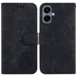 Samsung Galaxy A08 5G / A08 4G / A07 5G / A07 4G / A07s 4G / A06 5G / A06 4G-pungetui med tigertryk i læder, stødsikkert mobilcover med håndledsrem