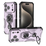 Til iPhone 17 Pro Max Cover Roterbar Ring Stander PC + TPU Stødsikkert Telefoncover