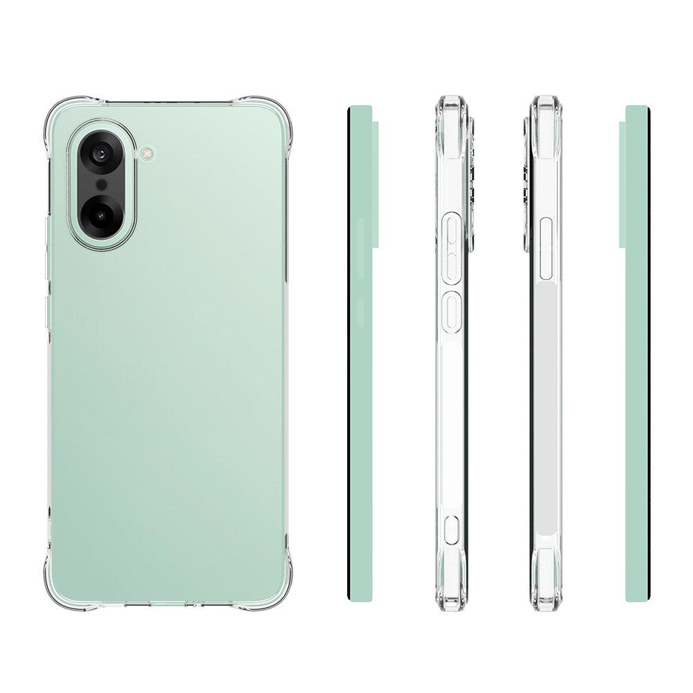 For OnePlus Nord CE5 5G / Ace 5 Racing 5G TPU Phone Case Non Slip Transparent Mobile Phone Cover