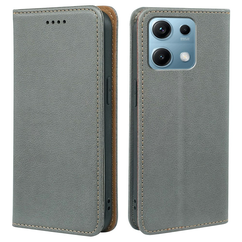 For Xiaomi Redmi Note 14S 4G  /  Note 13 Pro 4G  /  Poco M6 Pro 4G Case Wallet RFID Blocking Leather Phone Cover Strong Magnetic Closure