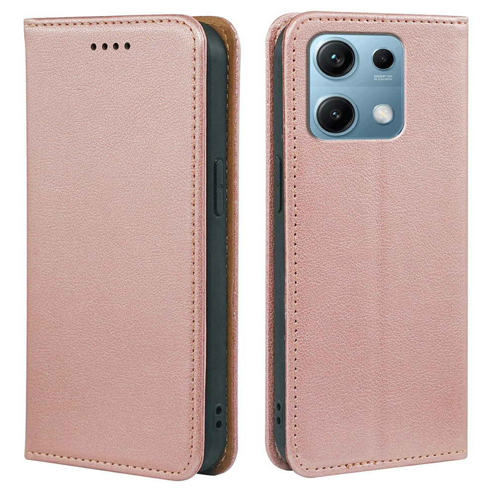 For Xiaomi Redmi Note 14S 4G  /  Note 13 Pro 4G  /  Poco M6 Pro 4G Case Wallet RFID Blocking Leather Phone Cover Strong Magnetic Closure
