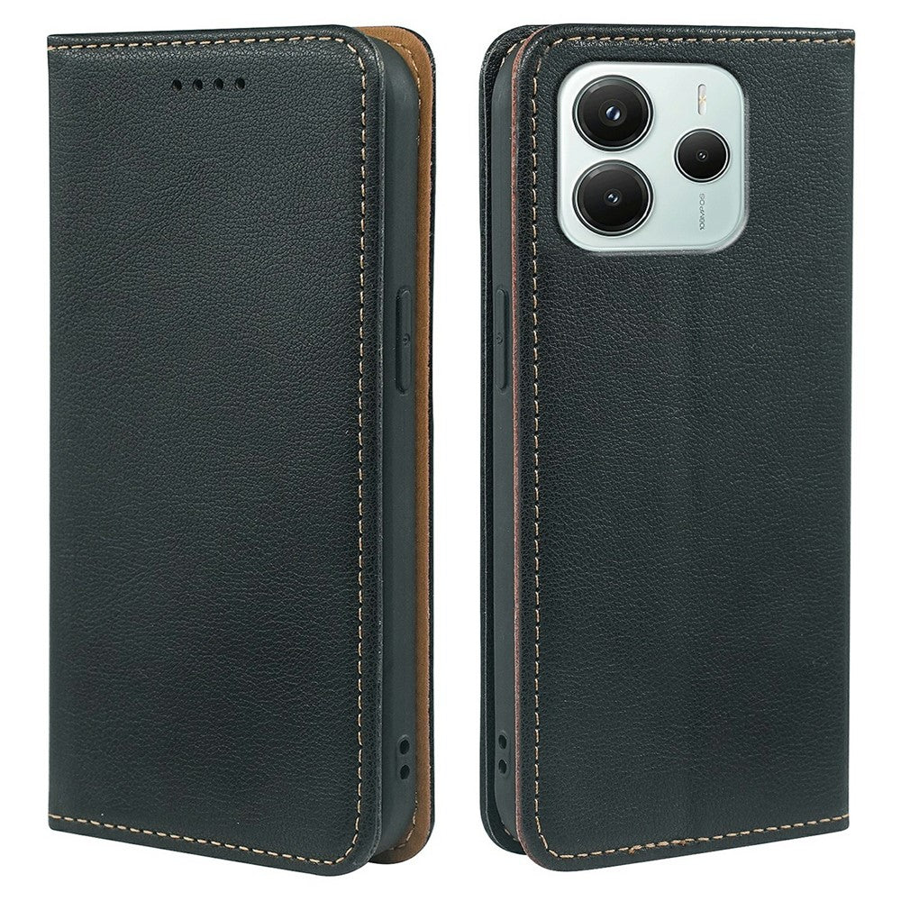 For Xiaomi Redmi Note 14 4G (164.84mm) Case Wallet RFID Blocking Leather Phone Cover Strong Magnetic Closure