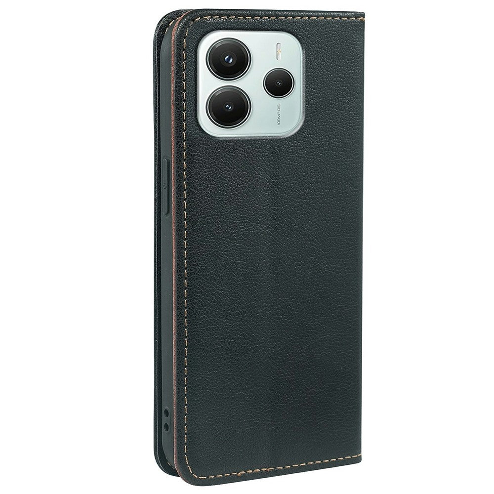 For Xiaomi Redmi Note 14 4G (164.84mm) Case Wallet RFID Blocking Leather Phone Cover Strong Magnetic Closure