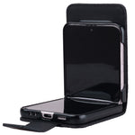 Til Samsung Galaxy Z Flip7 5G Etui Rhombus Mønster Læder Telefoncover med Håndrem