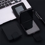 Til Samsung Galaxy Z Flip7 5G Etui Rhombus Mønster Læder Telefoncover med Håndrem