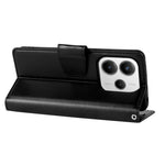 HANMAN Mill Series for Xiaomi Redmi Note 14 4G (164.84mm) Case Wallet Stand PU Leather Phone Cover