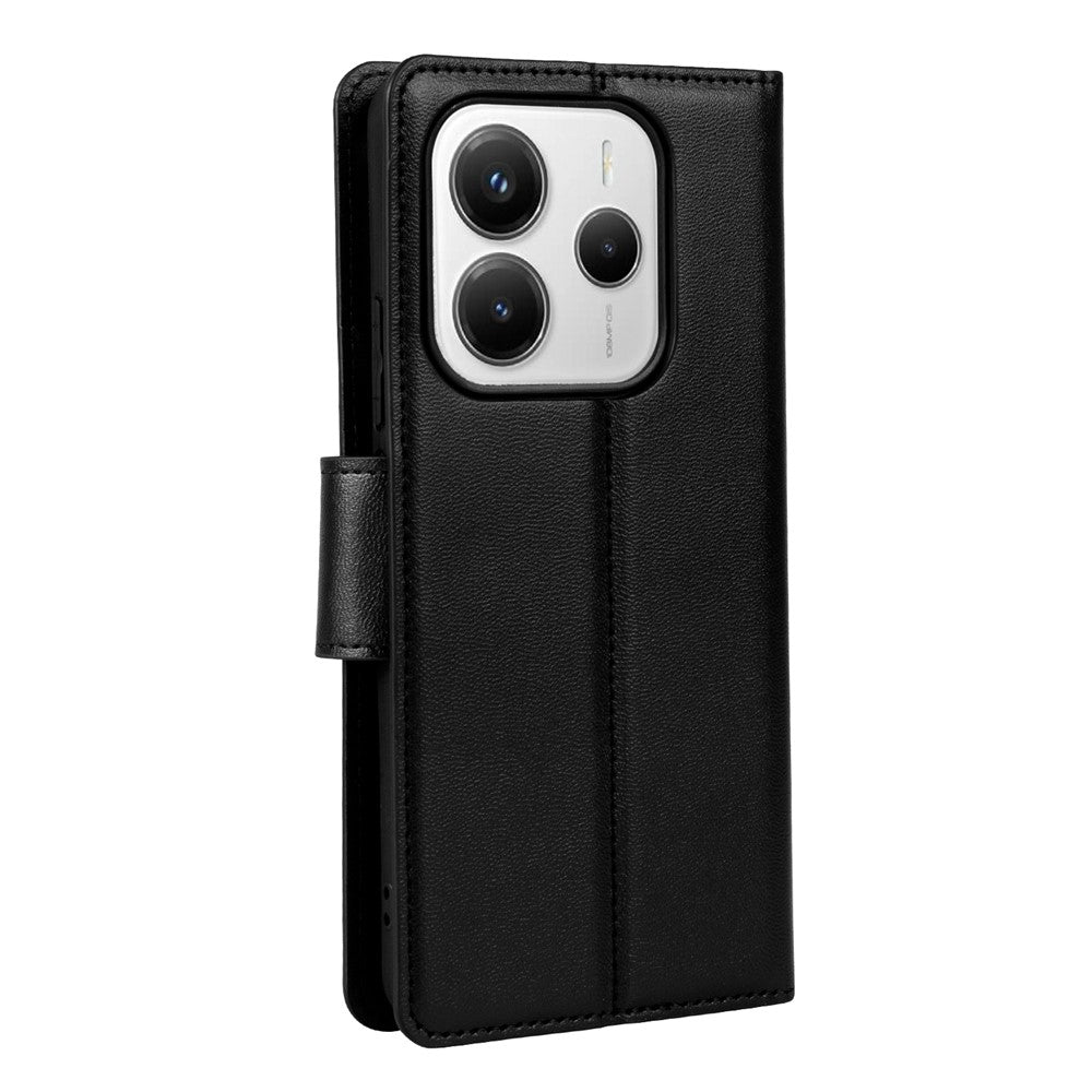 HANMAN Mill Series for Xiaomi Redmi Note 14 4G (164.84mm) Case Wallet Stand PU Leather Phone Cover