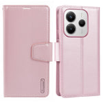 HANMAN Mill Series for Xiaomi Redmi Note 14 4G (164.84mm) Case Wallet Stand PU Leather Phone Cover