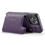 MAGKING K3 Series For iPhone 14 Pro Max Case Compatible with MagSafe Wallet PC + TPU + PU Phone Cover