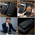 CASEME For iPhone 16 Plus Case  C49  Compatible with MagSafe RFID Blocking Detachable Wallet Leather Phone Cover