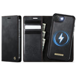 CASEME For iPhone 17e / 16e Case  C49  Compatible with MagSafe RFID Blocking Detachable Wallet Leather Phone Cover