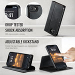 CASEME For iPhone 17e / 16e Case  C49  Compatible with MagSafe RFID Blocking Detachable Wallet Leather Phone Cover