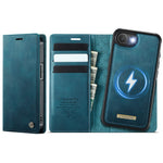 CASEME For iPhone 17e / 16e Case  C49  Compatible with MagSafe RFID Blocking Detachable Wallet Leather Phone Cover