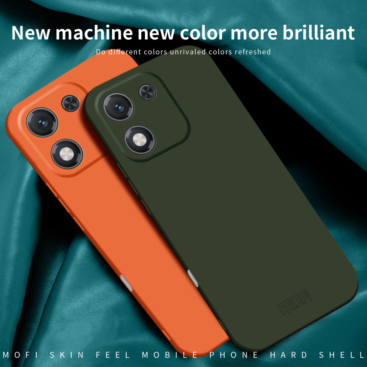 MOFI JK Qin-serie-mobilcover til Honor X70i med skin-touch-mat overflade og fingeraftryksbeskyttelse