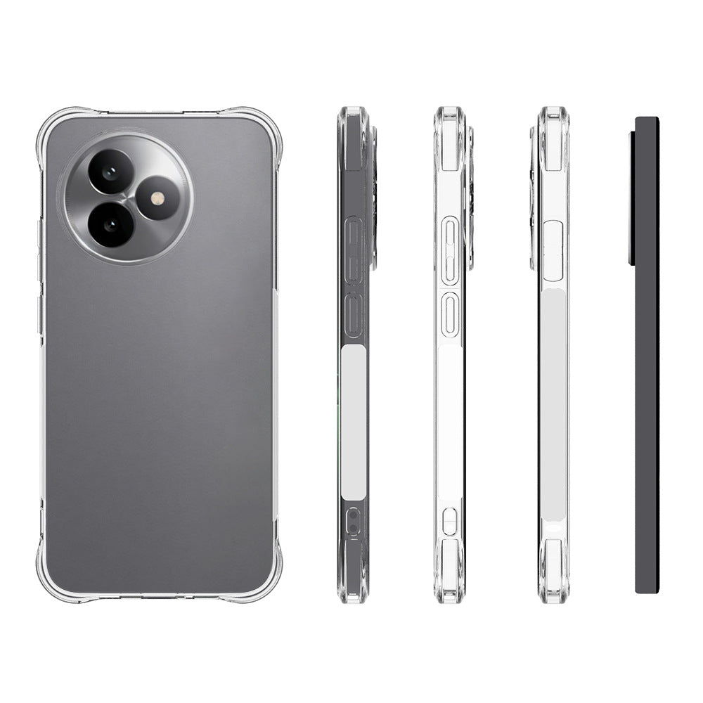 WANLONFENG For Xiaomi Redmi K80 Ultra 5G Clear TPU Case  TM Series 2.0mm Phone Back Cover