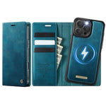 CASEME For iPhone 16 Pro Case  C49  Compatible with MagSafe RFID Blocking Detachable Wallet Leather Phone Cover