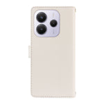 For Xiaomi Redmi Note 14 4G (164.84mm) Wallet Case with Straps, Rhombus Leather Stand Phone Cover