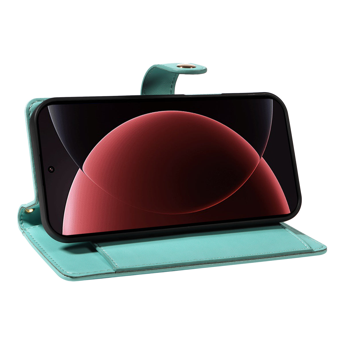 Xiaomi 15 Ultra plånboksfodral med remmar, rombiskt läderfodral i läder