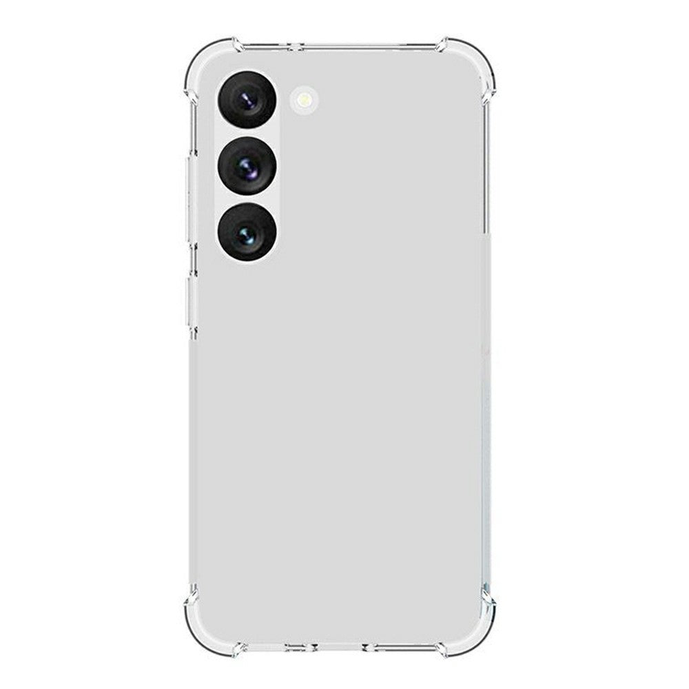 For Samsung Galaxy S23 Reinforced Corner Soft TPU Case Non-slip Transparent Phone Back Cover