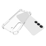 For Samsung Galaxy S23 Reinforced Corner Soft TPU Case Non-slip Transparent Phone Back Cover